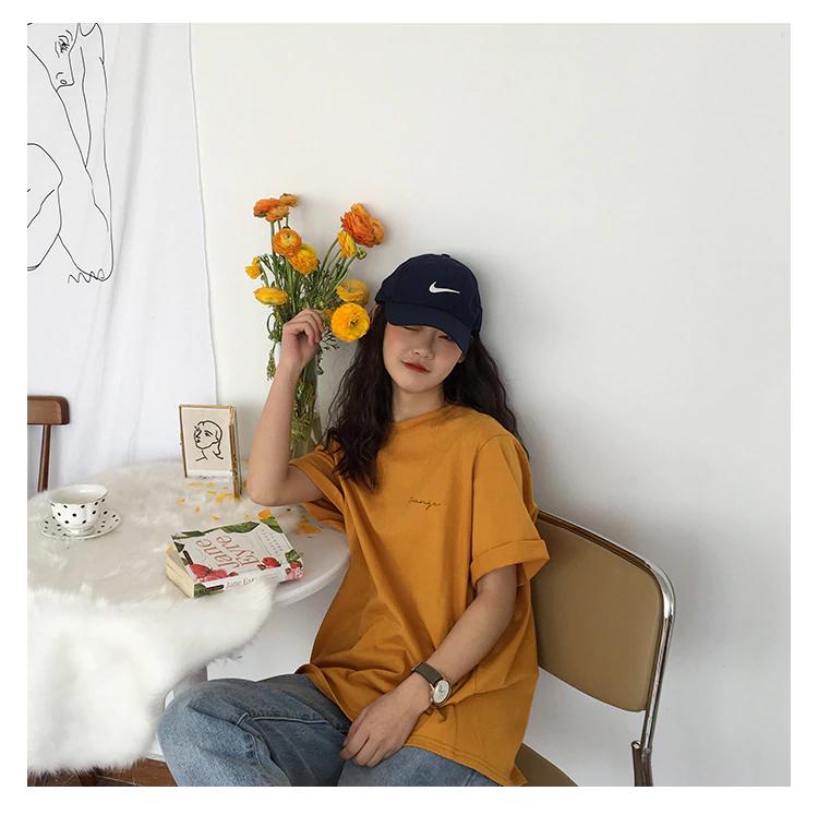 Vintage Orange Hemd mit Buchstabentasche