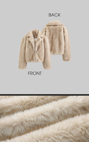 Faux Fur Oversized Coat