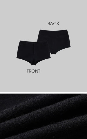 Black High-Waist Utility Shorts