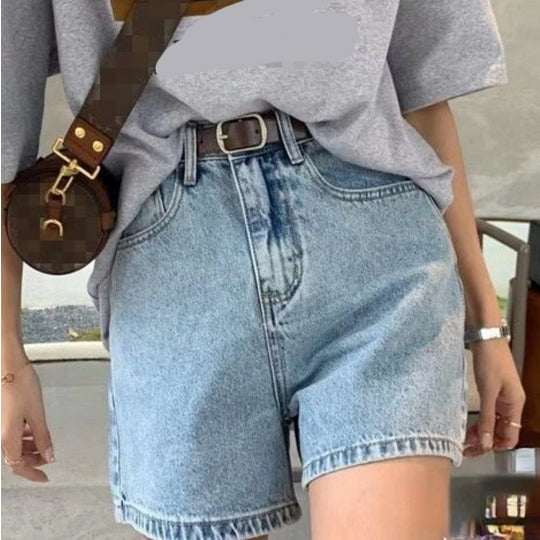 Retro Slim Denim Shorts Jeans