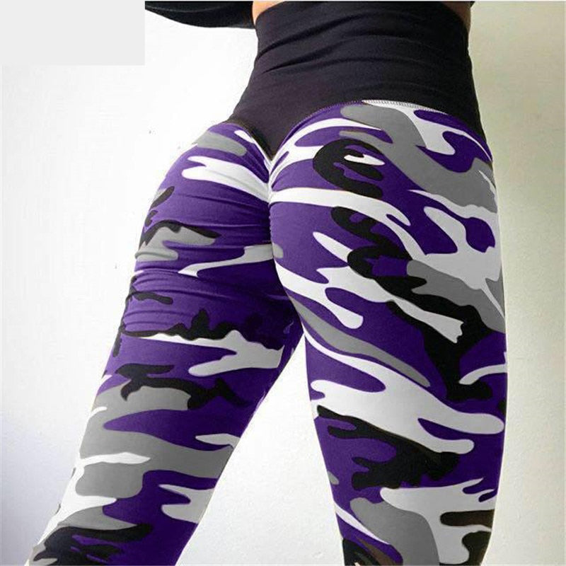 Leggings mit digitalem Camouflage-Druck 