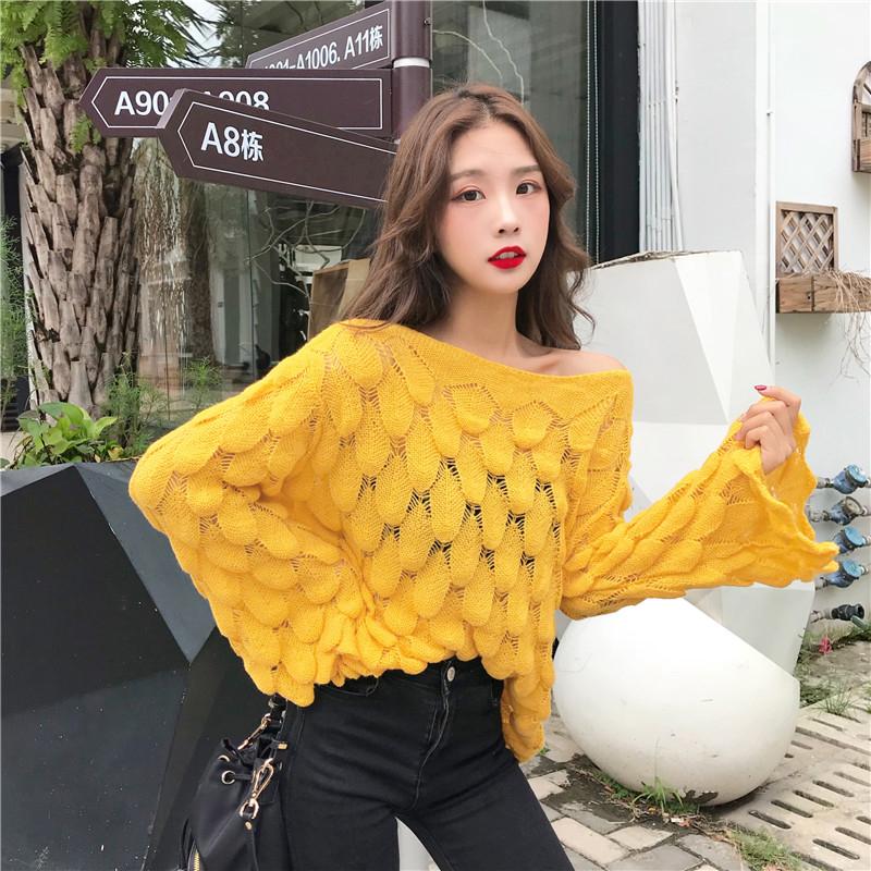 Thin Knitted Hollow Loose Sweater