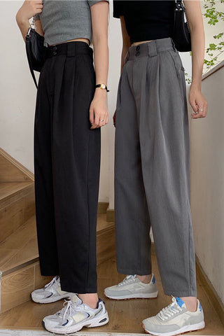 Classic Trendy Ankle Length Straight Pants