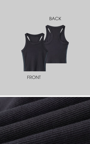 Ribbed Racerback Tank Top