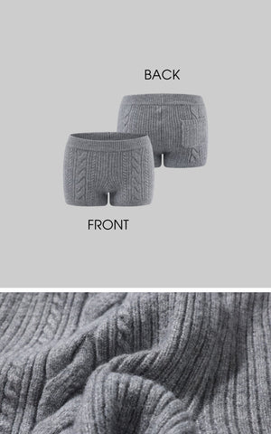 Cable Knit Sweater & Shorts Set with Matching Leg Warmers
