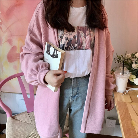 Loose Thicken Long Cardigan Sweater