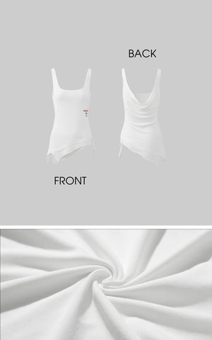 Asymmetric Strap Tank Top
