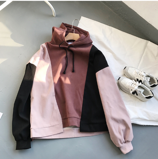 Solid Simple Color Oversize Hoodie