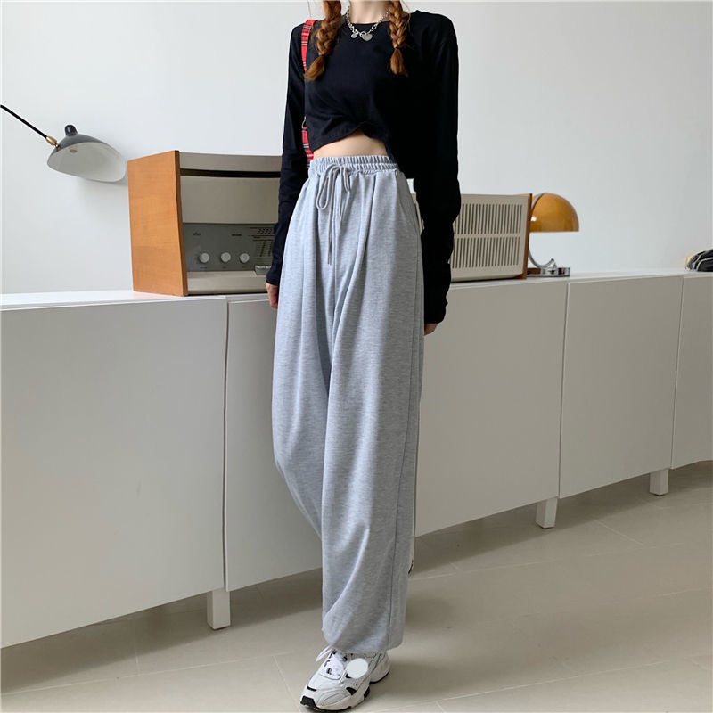 High Waist Casual Loose Jogger Sweatpants