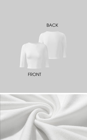 Ribbed Slim Fit Crop Top