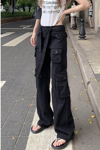 Vintage Loose Cargo Pocket Pants