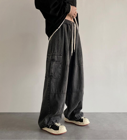 Vintage Baggy Cargo Jeans