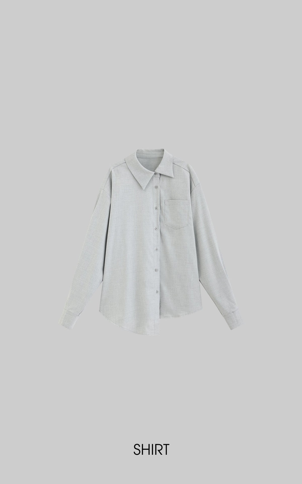 Oversized Shirt Jacket + Layered Shorts Set