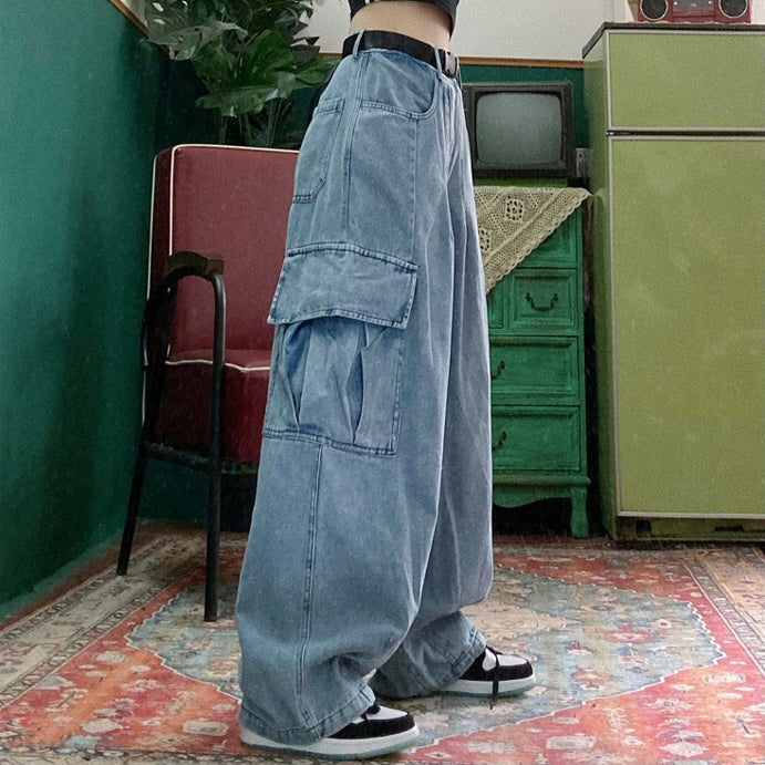 Wide Leg Cargo Pants