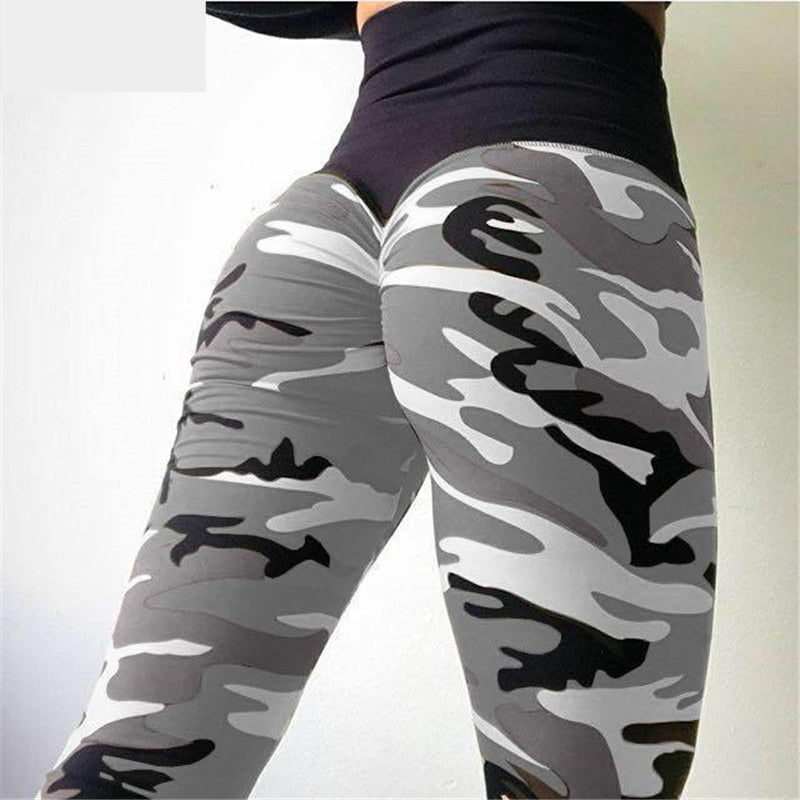 Leggings mit digitalem Camouflage-Druck 