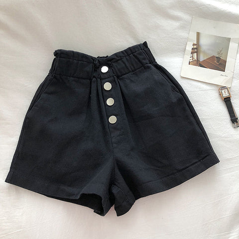 A-Line Casual Simple Basic Shorts