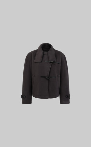 Short Wool Duffle Coat