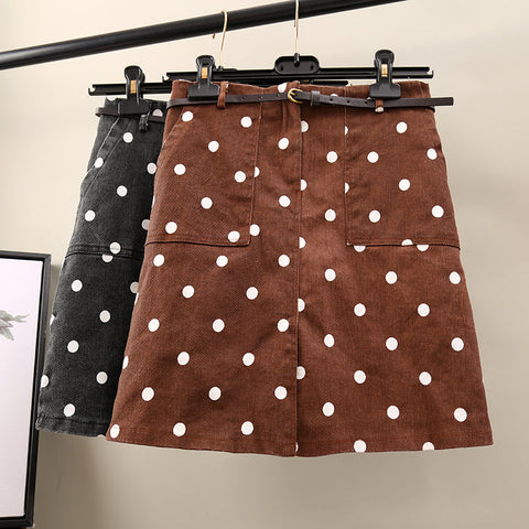 Polka Dot Sexy Denim Skirts Jeans