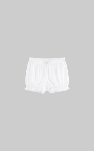 White Bloom Shorts