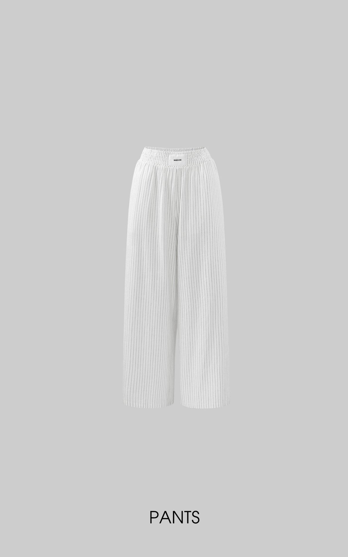 Striped Wide-Leg Pants