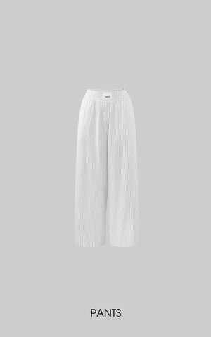 Relaxed-Fit Sheer White Shirt with Patch Pocket