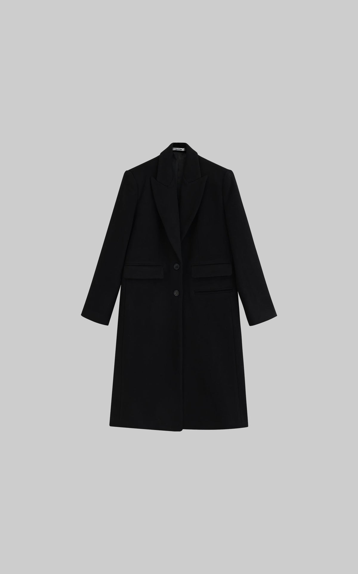 Oversized Wool Coat - Classic Longline Silhouette
