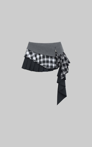 Asymmetrical Layered Skirt