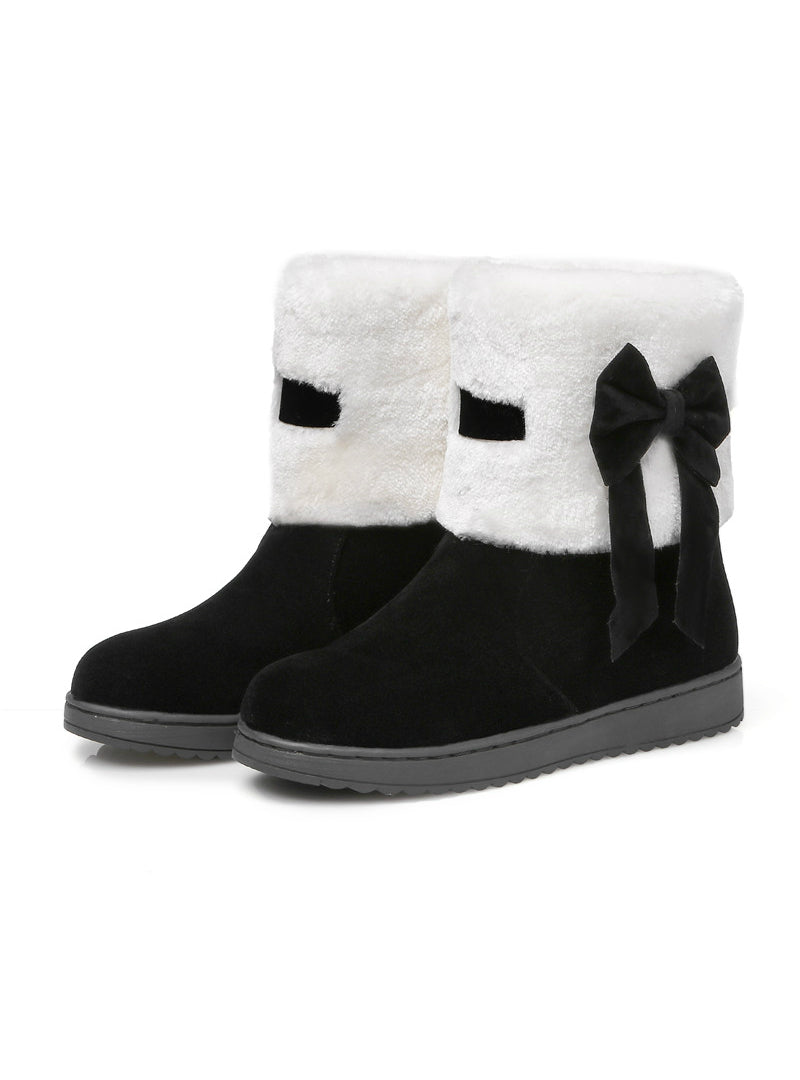 Botas de nieve de invierno para mujer, botines con plataforma para mujer