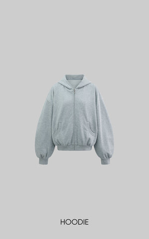 Grey-Blue Hoodie Sweatpants Set