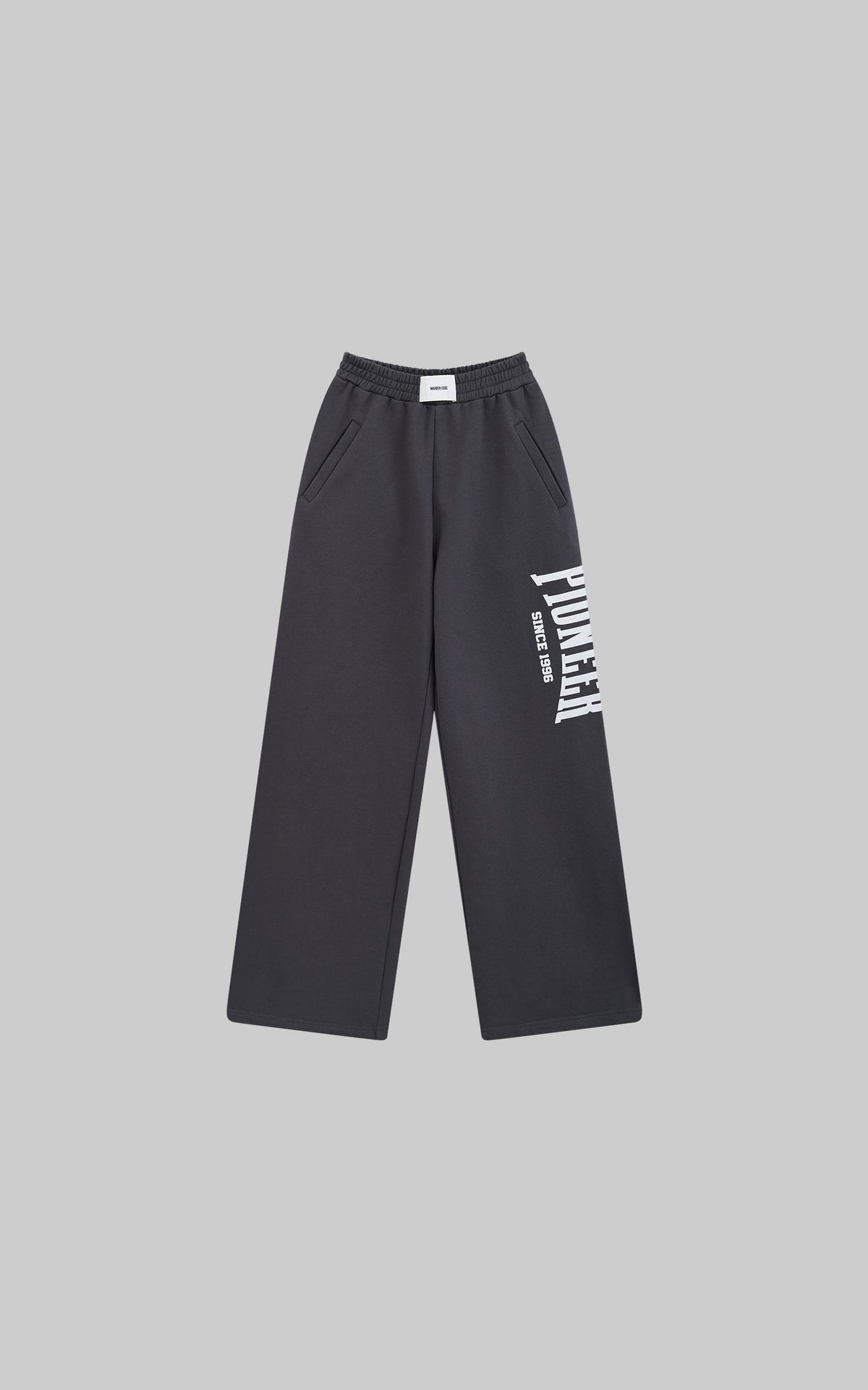Retro Letter Print Baggy Sweatpants