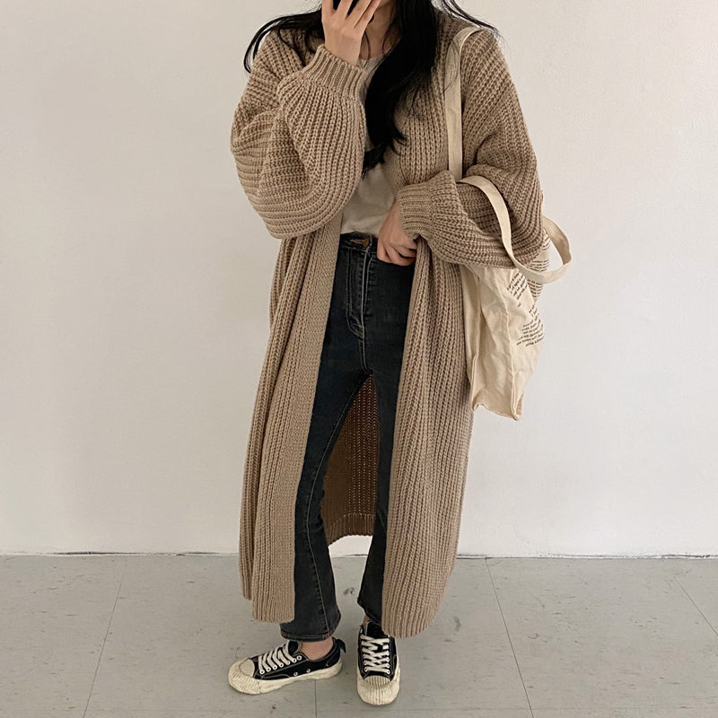 Vintage Loose Long Knitted Oversized Sweater