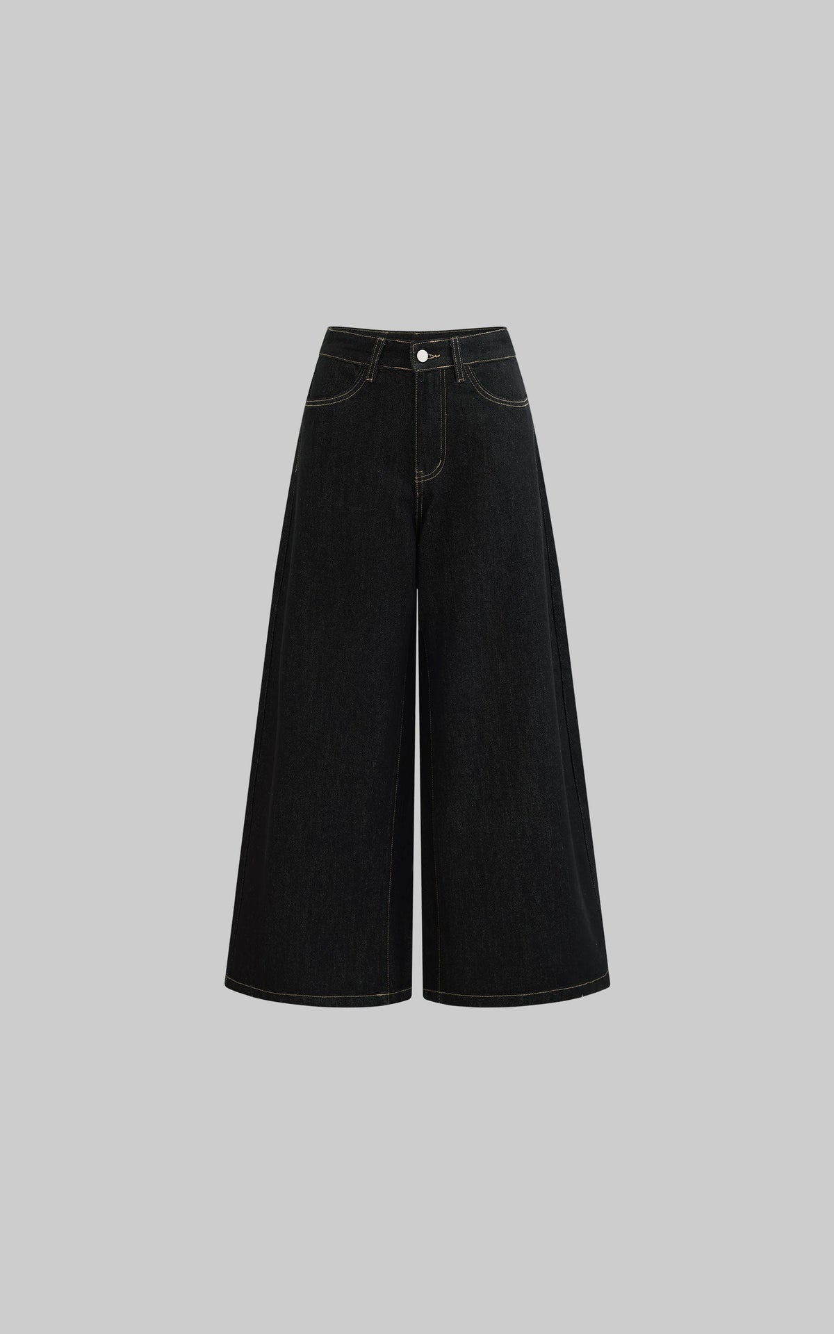 High-waisted Wide-leg Jeans