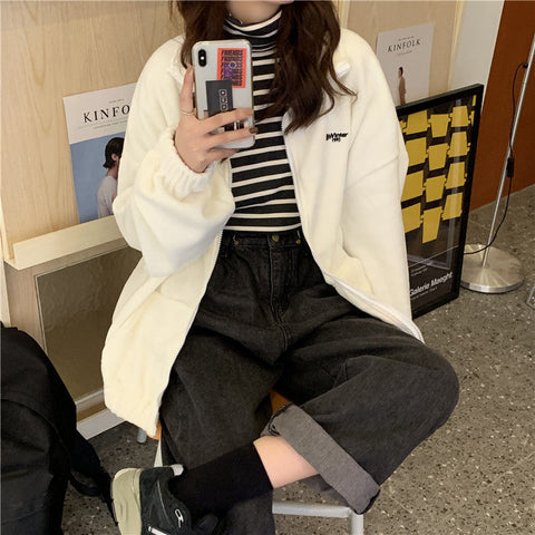 Trendy Casual Zip Up Hoodie