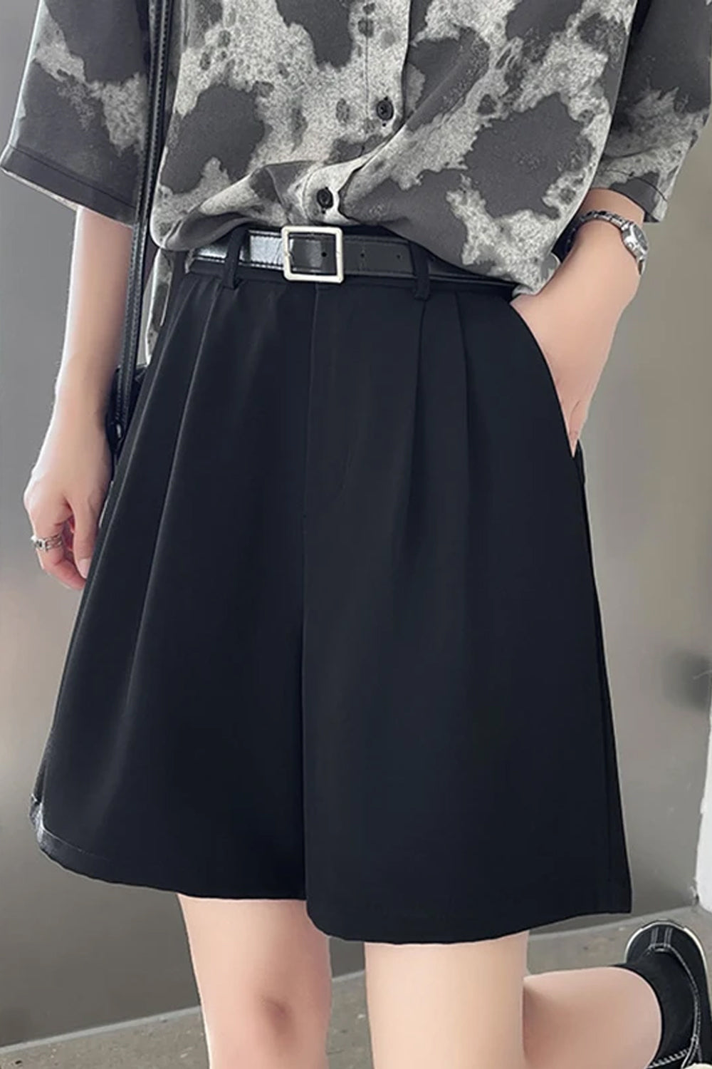 High Waist Women Office Shorts Pants