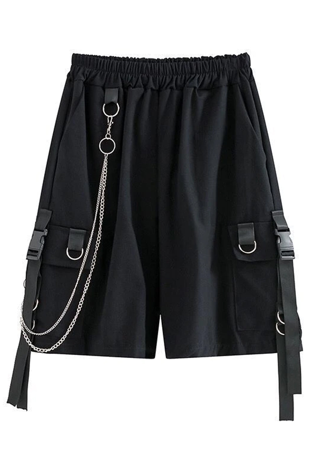 Hip Hop Streetwear Shorts Pants With Chain