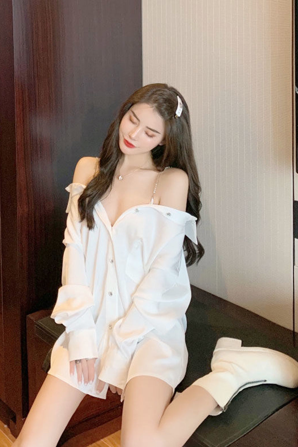 Sexy Long Sleeve Style Blouse Shirts