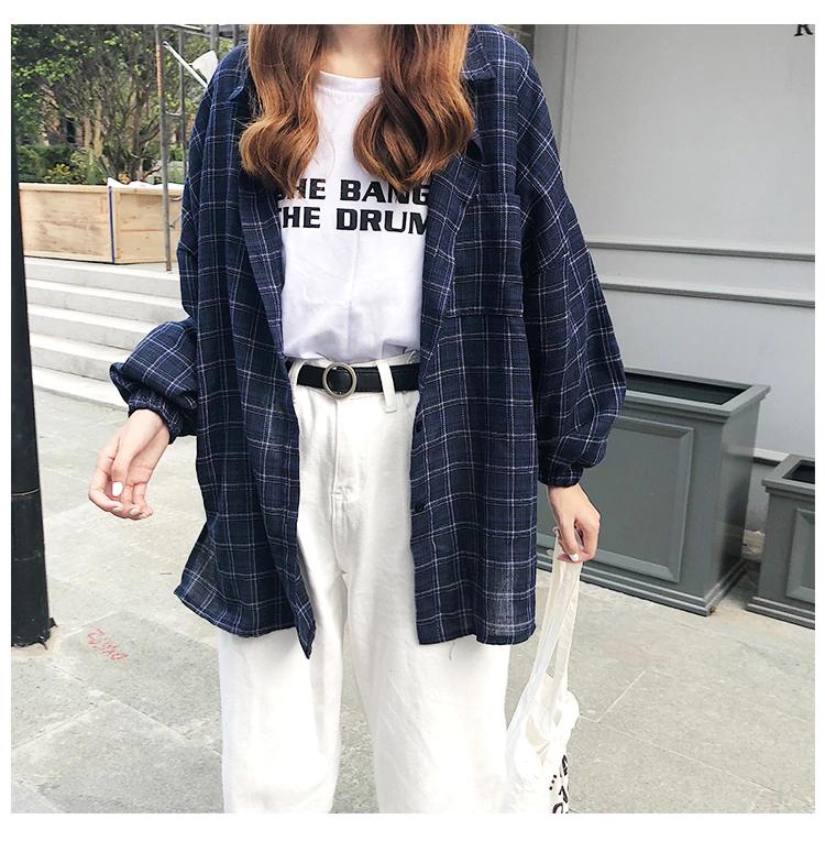 Vintage Plaid Long Sleeve Shirt