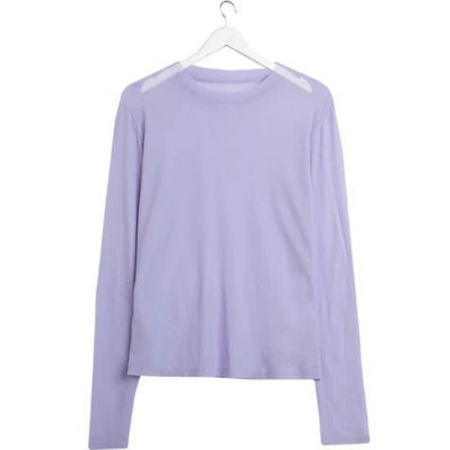 Long Sleeve See Through Transparent Mesh Shirt