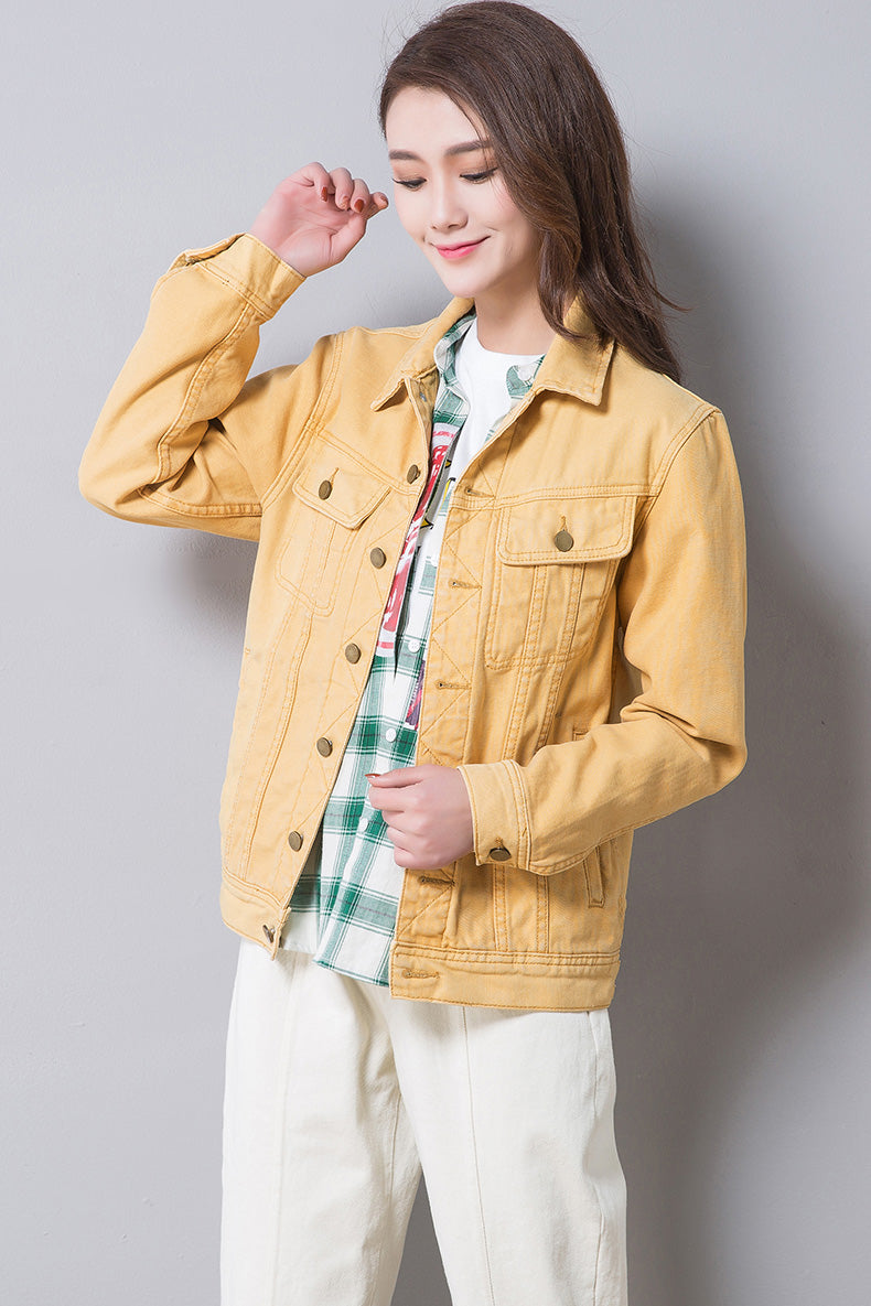 Yellow Jeans Jacket