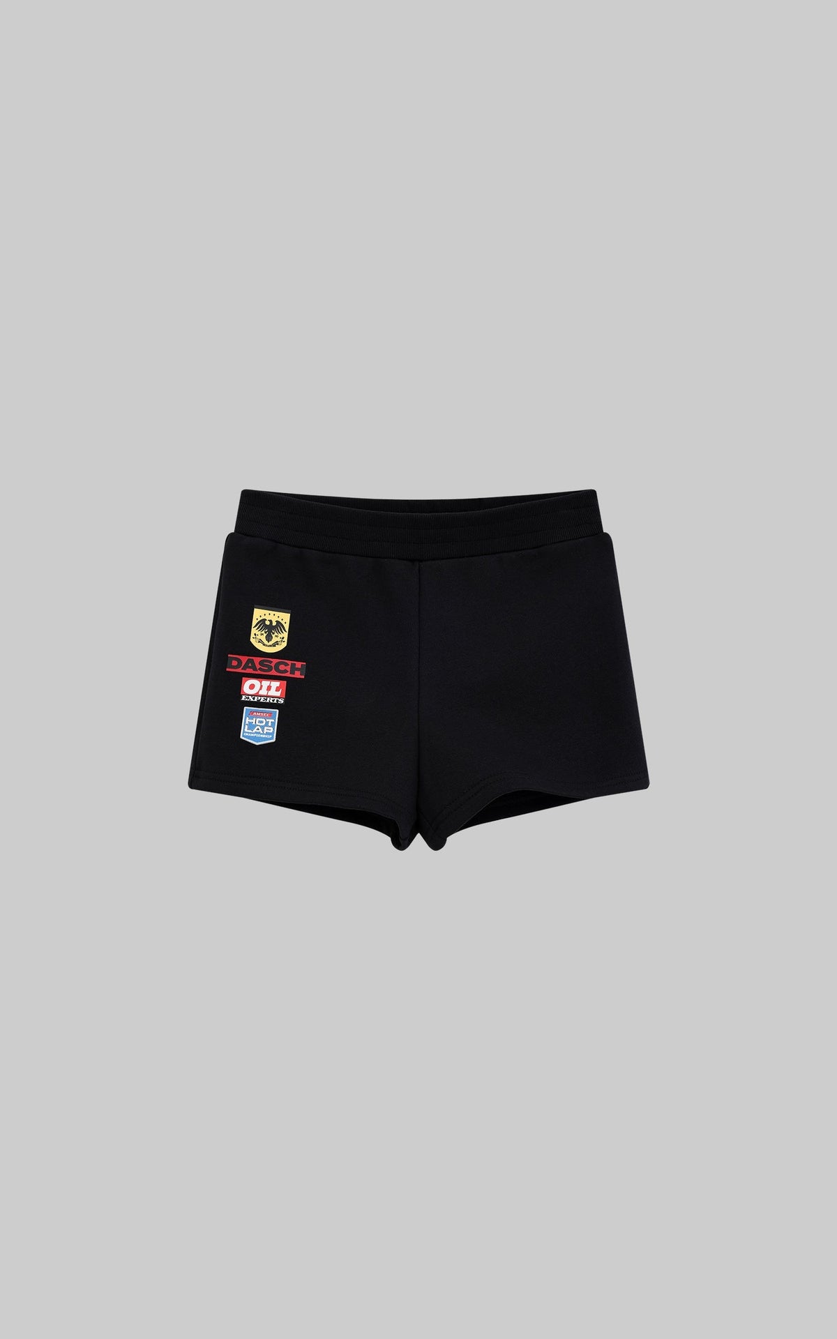 Embroidered Patch Detail Shorts