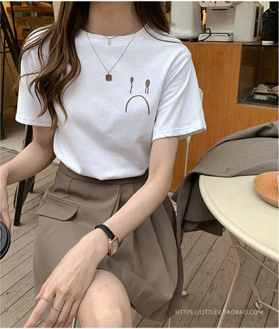 Crying Pocket Printed Short Sleeve Shirt