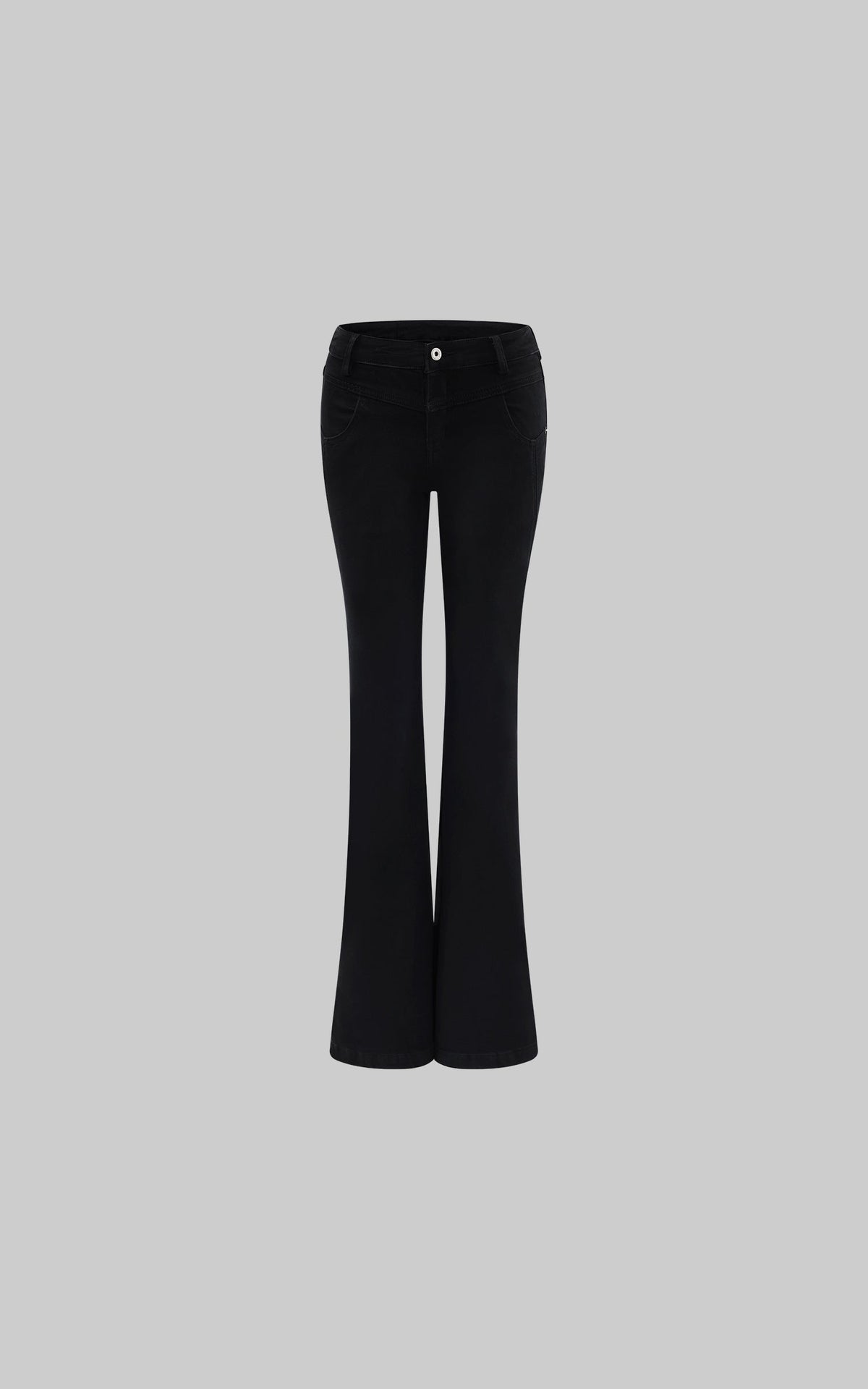 Slim Flared Denim Pants