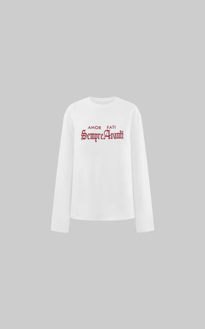 Gothic Logo Long-Sleeve Tee