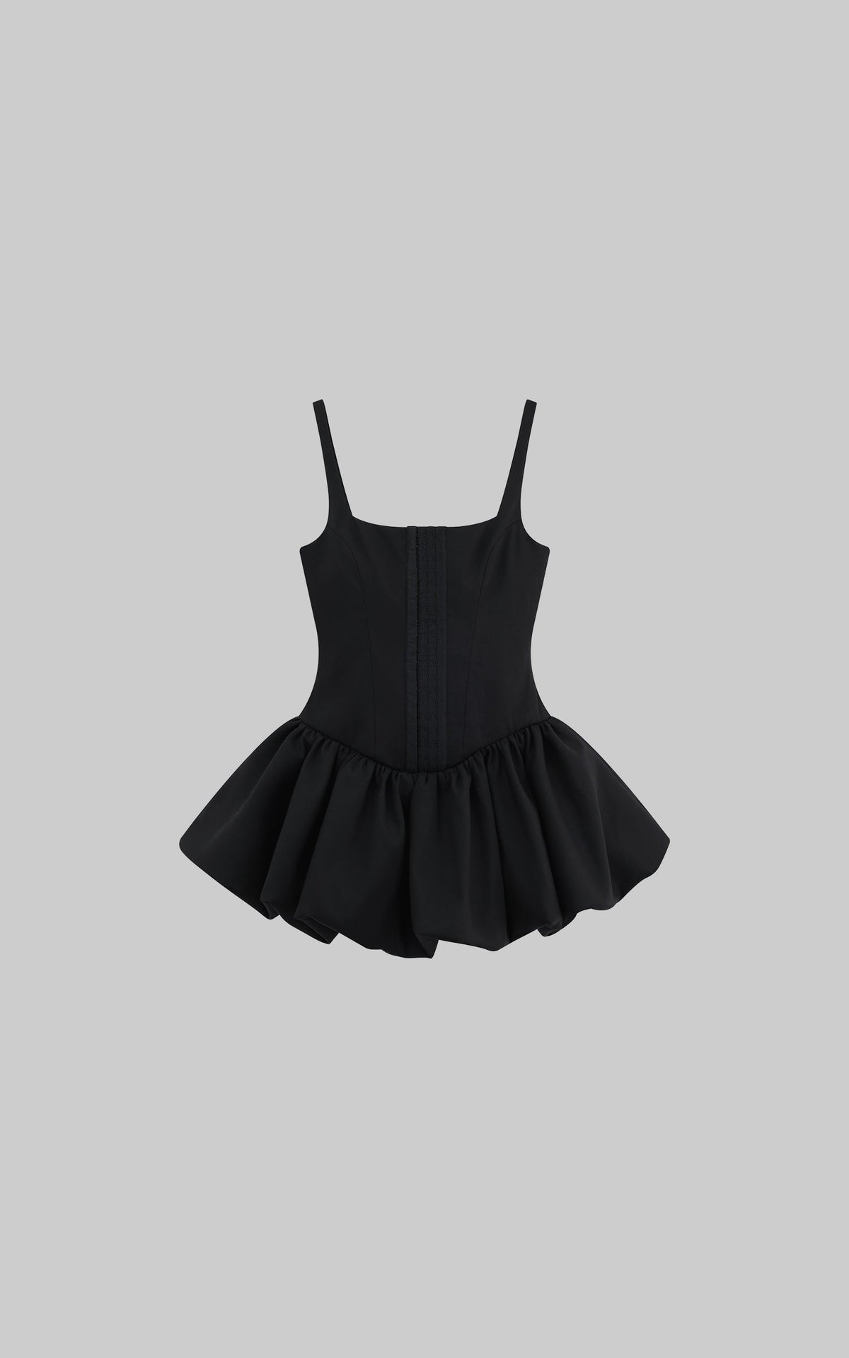 French-Inspired Corset Puff Dress