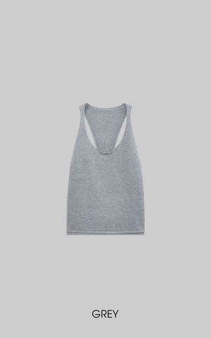 Backless Knit Tank Top