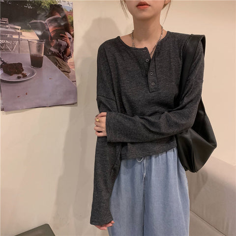 Long Sleeve Stylish Simple Shirt