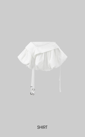 Asymmetric Layered Skirt Set