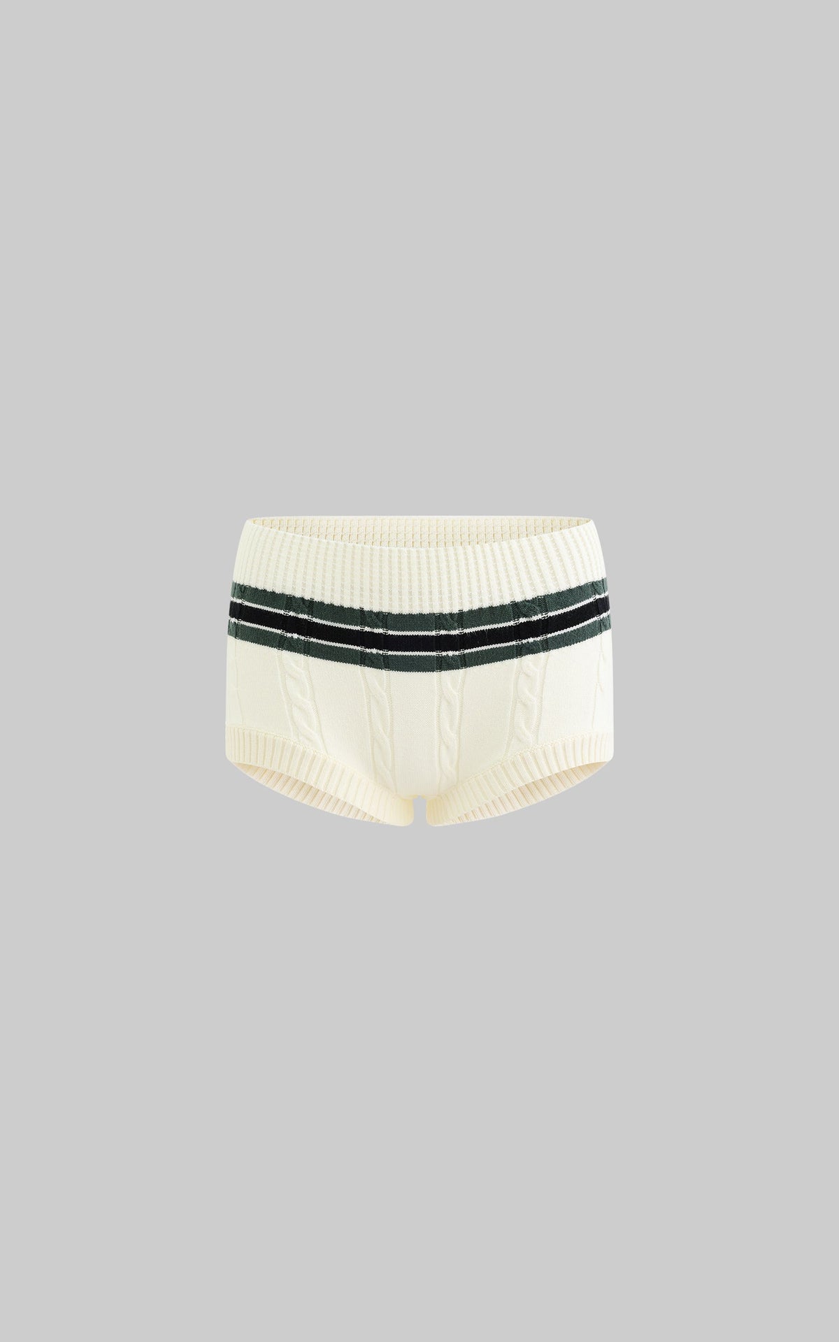 Vintage Striped Knit Shorts