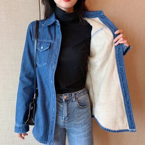 Warm Thicken Denim Jacket