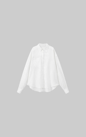 Deconstructed Cut Long Sleeve Shirt